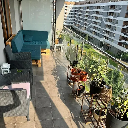 Spacious 60m2 By The River For Nomads Apartment Krakow